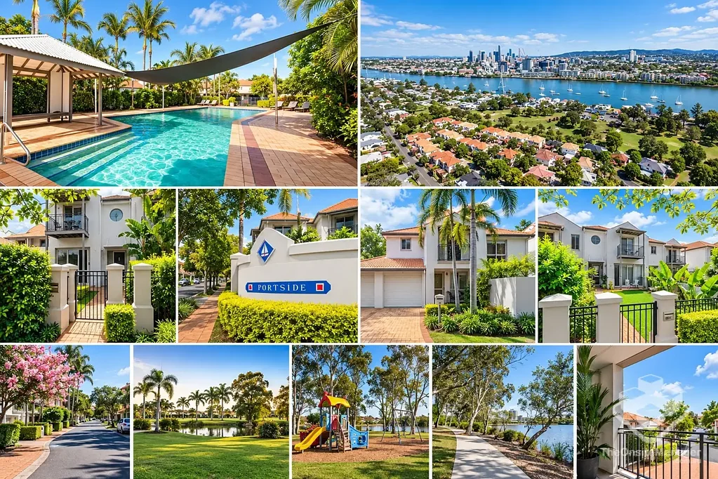 Golf Course View from Family Friendly Townhouse Complex In Bulimba