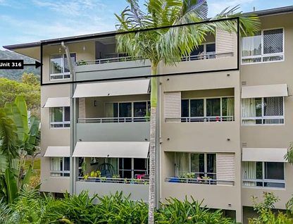 316/57-65 Paradise Palms Drive, Kewarra Beach, Cairns, 2 Kuwarto, 2 Banyo, Apartment
