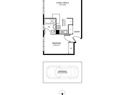 20/51 Buckley Street, Moonee Ponds, North Melbourne, 1 phòng ngủ, 1 phòng tắm, Apartment