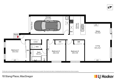 10 Stang Place, Macgregor, ACT 2615, 3 Bedrooms, 1 Bathrooms, House