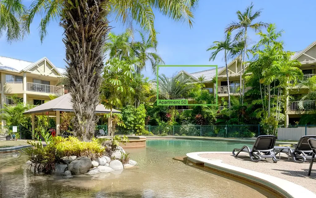 Port Douglas 2房  Top Floor Turn Key Living, Overlooking the Lagoon Pool | Sands Resort
