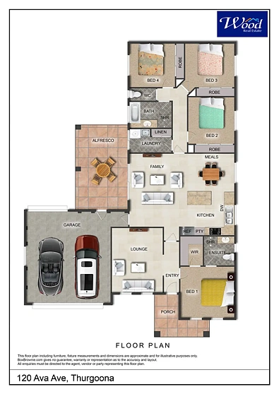 120 Ava Ave, Thurgoona, NSW 2640, 4房, 2浴, House