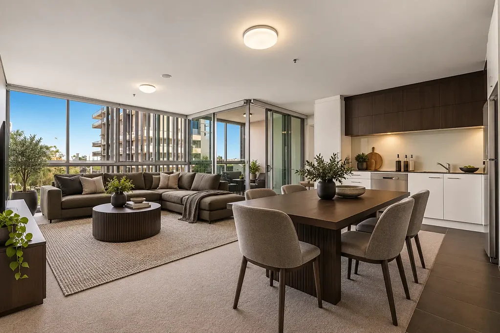 Kangaroo Point 2Phòng ngủ Sophisticated Riverside Living in the Prestigious Peninsula Apartments