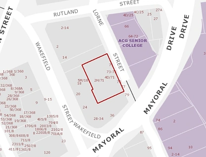 1c/71 Lorne Street, Auckland Central, Auckland City, 2房, 1浴
