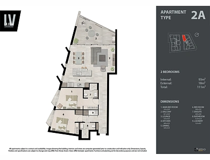501/27 Commercial Road, Newstead, Brisbane - Inner City Region, 2 ਕਮਰੇ, 2 ਬਾਥਰੂਮ, Apartment
