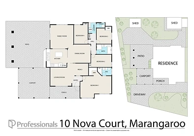 Plano ng Bahay - 10 Nova Court, Marangaroo, WA 6064