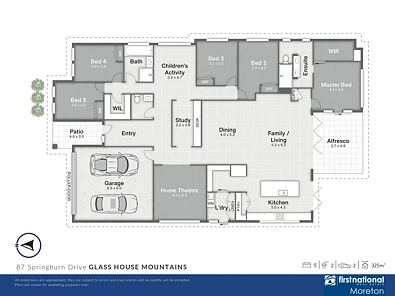 87 Springburn Drive, Glass House Mountains, QLD 4518, 5房, 2浴, House