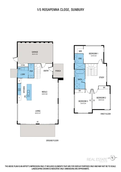 1/5 Rosapenna Close, Sunbury, VIC 3429, 3 Bedrooms, 2 Bathrooms, Unit