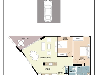 111/27 Dressler Court, Merrylands, Parramatta (Northwest suburbs), 2房, 2浴, Apartment
