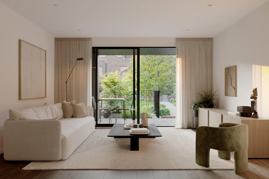 Christchurch Central 2Zimmer Affordable two-bed Monk Mackenzie living