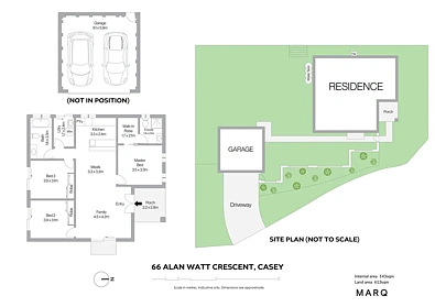 66 Alan Watt Crescent, Casey, ACT 2913, 3 Schlafzimmer, 2 Badezimmer, House