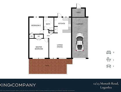 12/23-25 Monash Road, Loganlea, QLD 4131, 2 રૂમ, 1 બાથરૂમ, Unit
