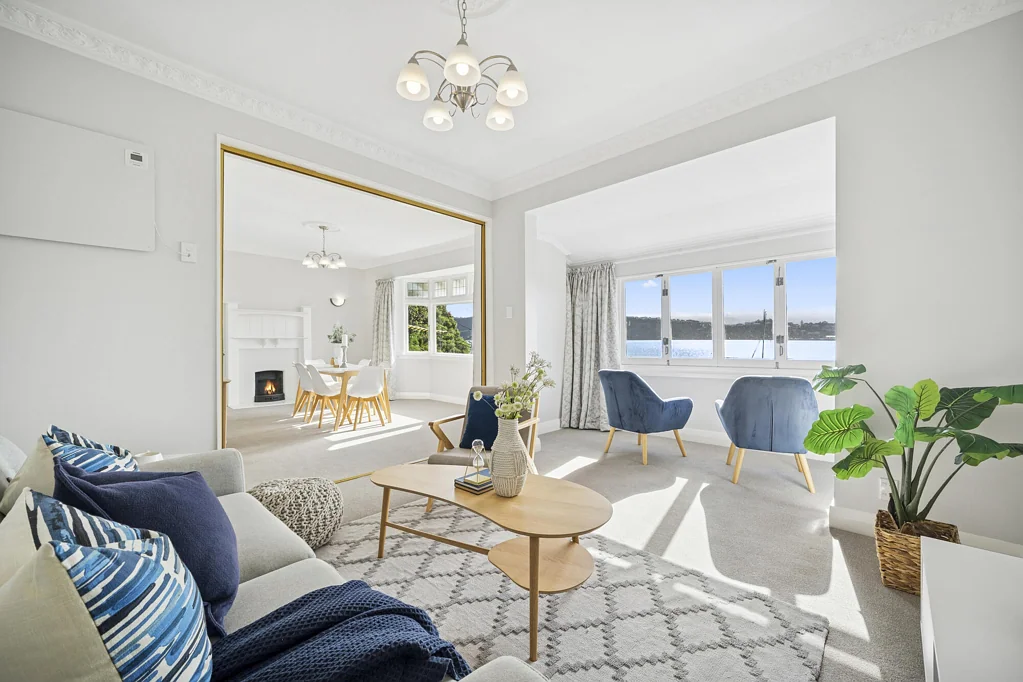Hataitai 4غرفة نوم WATERFRONT CHARACTER, HARBOUR VIEWS & CHARM