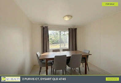 2 Purvis Court, Dysart, QLD 4745, 4 Bedrooms, 1 Bathrooms, House