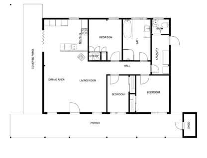15 Darnell Street, Andersons Bay, Dunedin, 3房, 1浴, Lifestyle Property