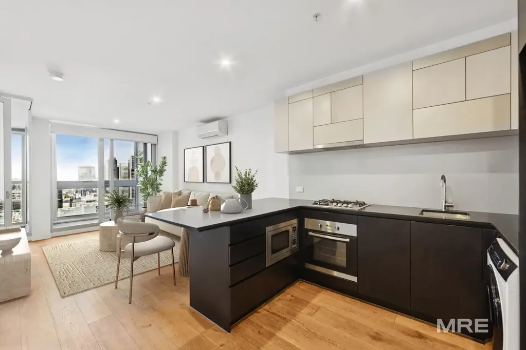 Melbourne 2chambre Sky-High Style with Uninterrupted Melbourne Views