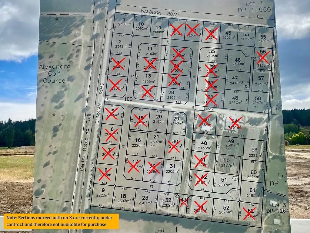 Alexandra  Half-Acre Serviced Blocks, Dunstan Road