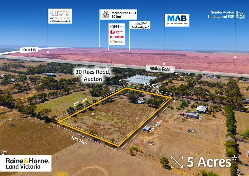 Avalon 4 Slaapkamer 5 ACRES LIFESTYLE INVESTMENT PROPERTY IN AVALON OPPOSITE GREATER AVALON EMPLOYMENT PRECINCT (INDUSTRIAL DEVELOPMENT)