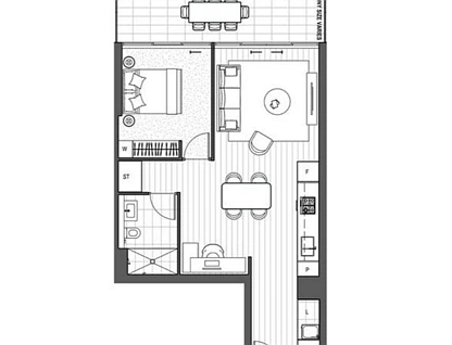 2003/500 Pacific Highway, St Leonards, Lower North Shore, 1 phòng ngủ, 1 phòng tắm, Apartment