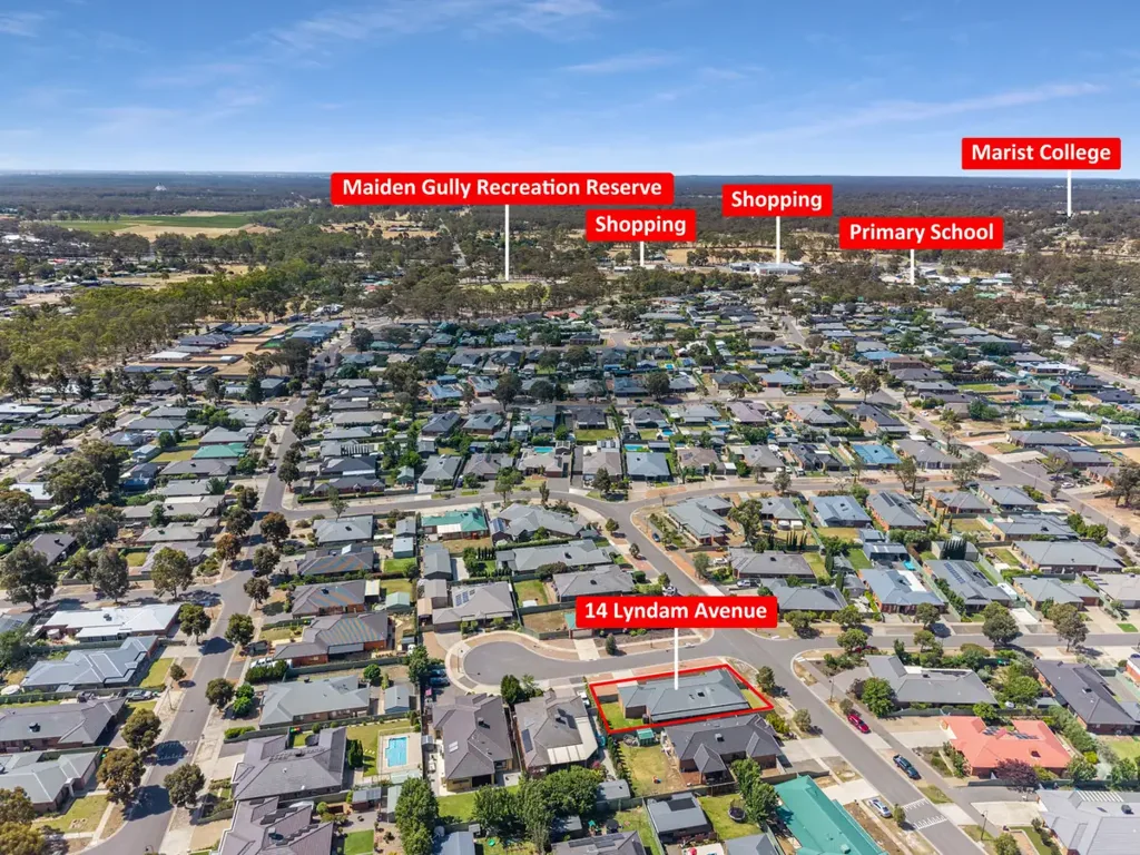 Maiden Gully 4房  Low-Maintenance Four-Bedroom Living in Central Maiden Gully