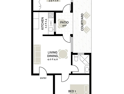 31A Barcom Avenue, Darlinghurst, Sydney CBD, 2 Bedrooms, 1 Bathrooms, Apartment