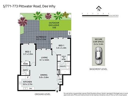 5/771-773 Pittwater Road, Dee Why, Northern Beaches, 2 chambres, 2 salles de bain, Apartment