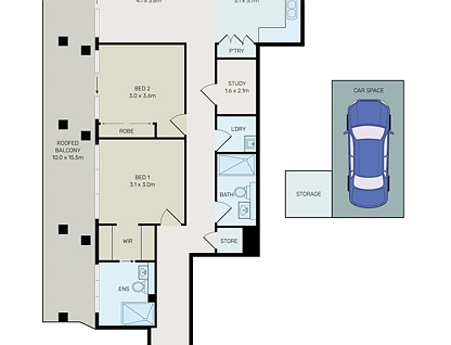 401/20 Archibald Avenue, Waterloo, Eastern Suburbs, 2 chambres, 2 salles de bain, Apartment