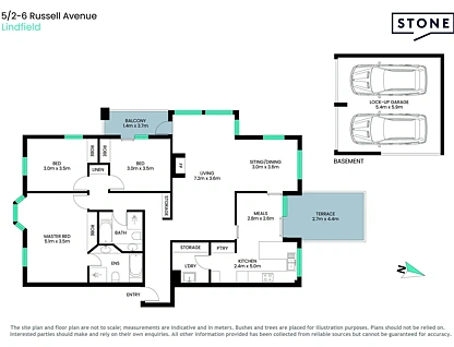 5/2-6 Russell Avenue, Lindfield, NSW 2070, 3房, 2浴, 公寓
