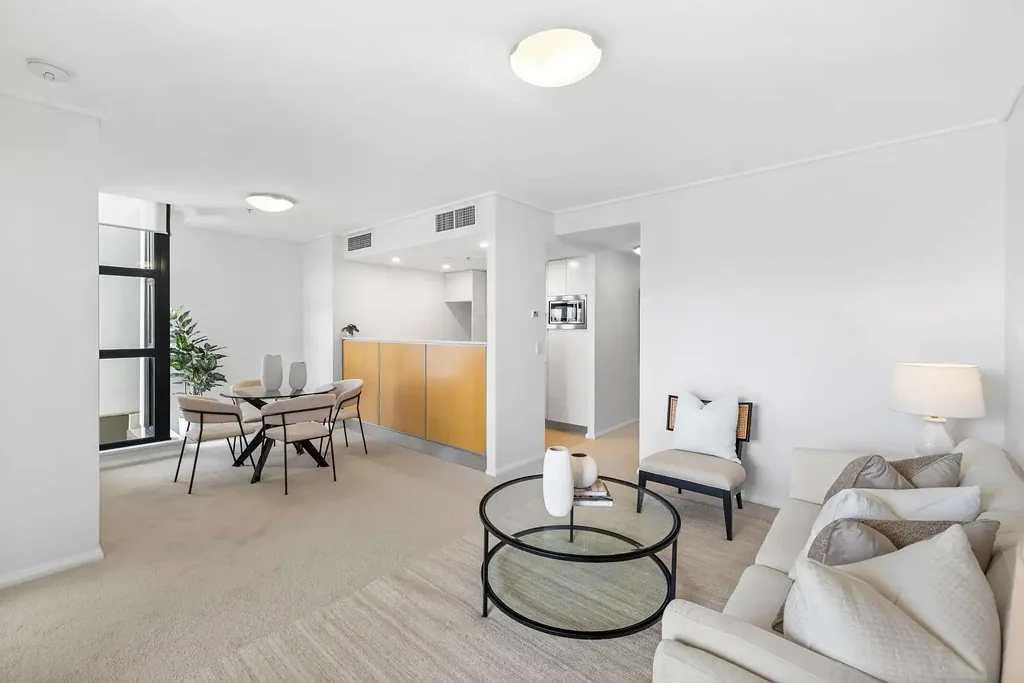 St Leonards 1房 保养良好Arden大厦 7楼静谧公寓 新豪华地毯 高级装修 现代舒适 私密安静 近St Leonards Station Crows Nest Metro 设施齐全 SENSATIONAL 1 BEDDER + STUDY IN THE FABULOUS &apos;ARDEN&apos; BUILDING - PERFECT NORTH ASPECT!