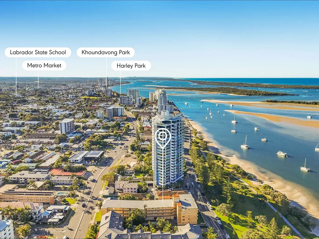 Labrador 2Kwarto Front Row Broadwater Living on the Golden Mile!
