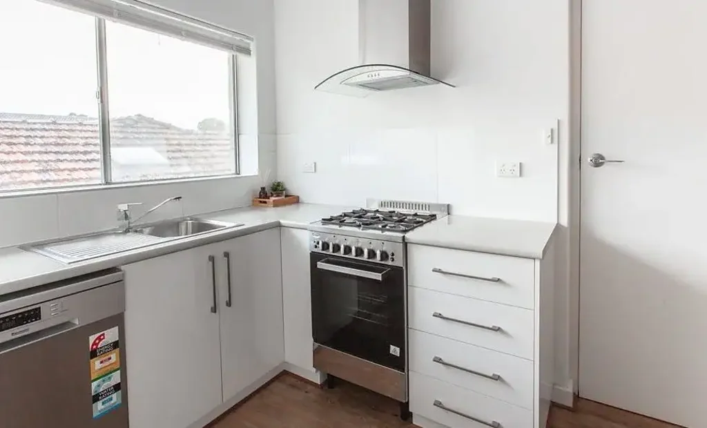 Modern unit with private balcony