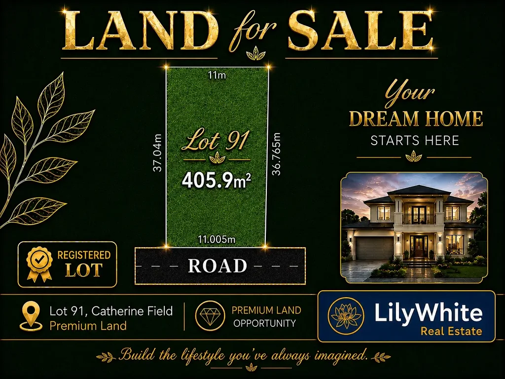 Catherine Field Well-Proportioned Land Opportunity in Catherine Field