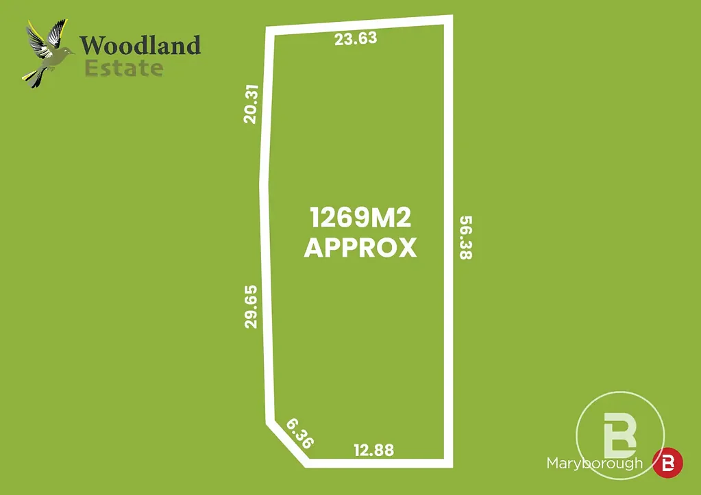 Maryborough LOT 10 - 1269m2 - WOODLAND ESTATE - VACANT LAND - TITLED