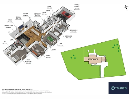 36 Hilltop Drive, Gowrie Junction, Toowoomba, 4 침실, 2 욕실, House