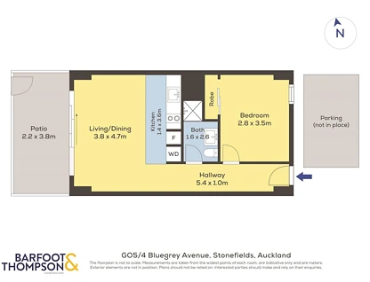 G05/4 Bluegrey Avenue, Stonefields, Auckland City, Auckland, 1房, 1浴, 公寓