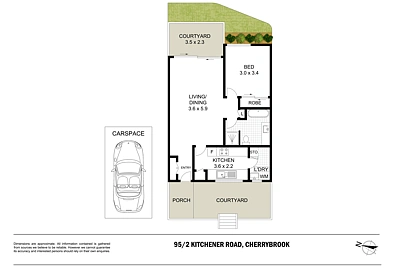 95/2 Kitchener Road, Cherrybrook, NSW 2126, 1 침실, 1 욕실, Apartment
