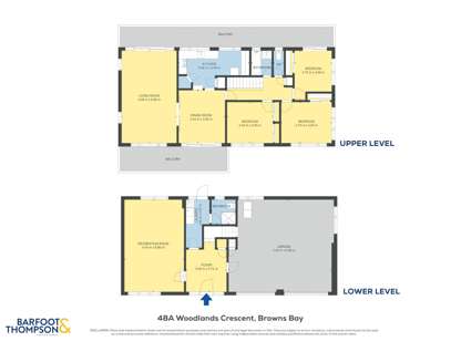 48A & 50 Woodlands Crescent, Browns Bay, North Shore City, Auckland, 5房, 3浴, 独立屋