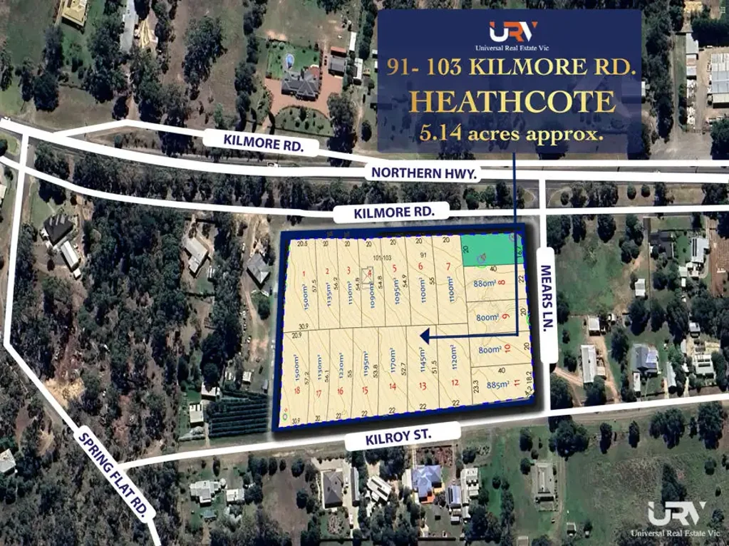 Heathcote 1 Bedroom DEVELOPMENT OPPORTUNITY - 18 LOTS | PERMIT APPROVED | 3 STREET FRONTAGE | LOW COST DEVELOPMENT | BUILDERS/DEVELOPERS DELIGHT
