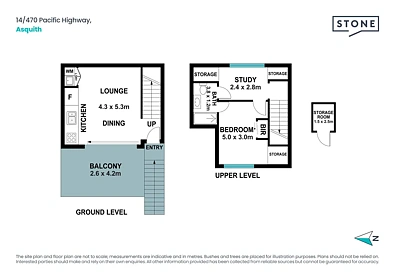 14/470 Pacific Highway, Asquith, NSW 2077, 1房, 1浴, Apartment
