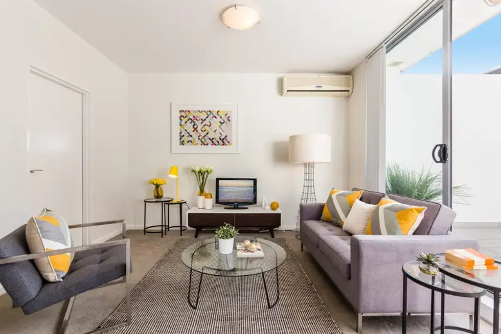 Elegant dual level apartment