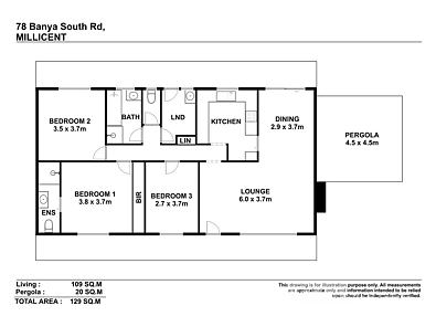78 Banya South Road, Millicent, SA 5280, 3房, 2浴, House