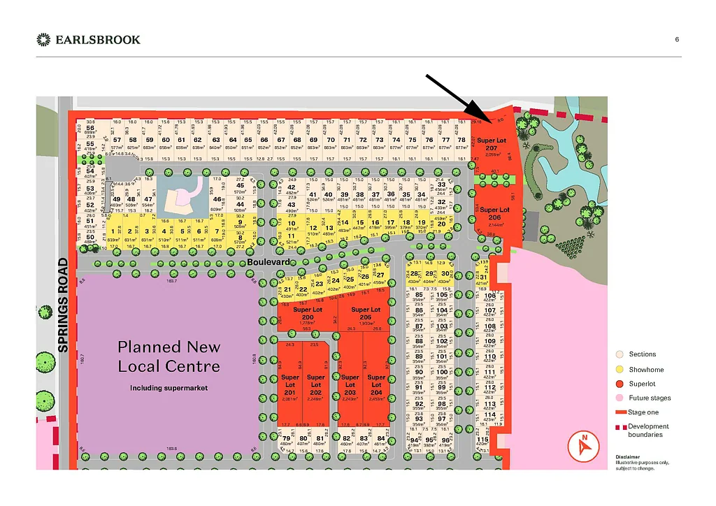 Lincoln Superlot 207 Earlsbrook