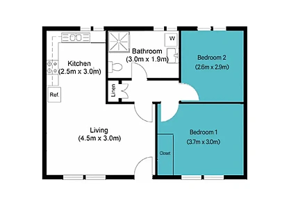 1/251 Glynburn Road, St Morris, Eastern Adelaide, 2 rūma, 1 rūma horoi, Unit