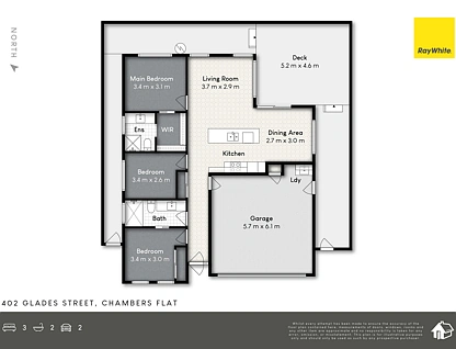 402 Glades Street, Chambers Flat, Brisbane - Southern Region, 3 कमरे, 2 बाथरूम, Lifestyle Property