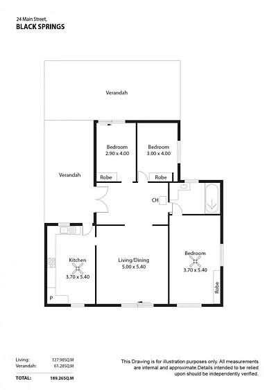 24 Main Street, Black Springs, SA 5413, 3房, 1浴, Lifestyle Property