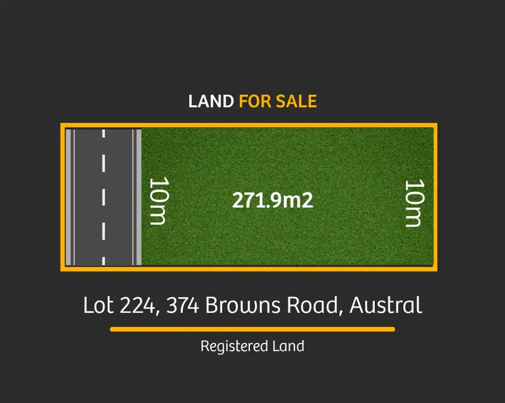 Austral AUSTRAL REGISTERED LAND - HIGH DEMAND LOCATION WITH STRONG FUTURE GROWTH Premium Registered Land Opportunity in the Heart of Austral