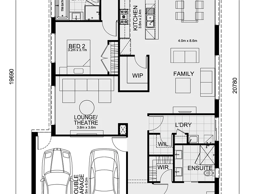 LOT 1922 SHELTERBELT  AVENUE, Melton South, Western Region, 4部屋, 2バスルーム, House