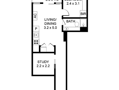 1207/135 A'Beckett Street, Melbourne, Melbourne CBD, 2房, 1浴, Apartment
