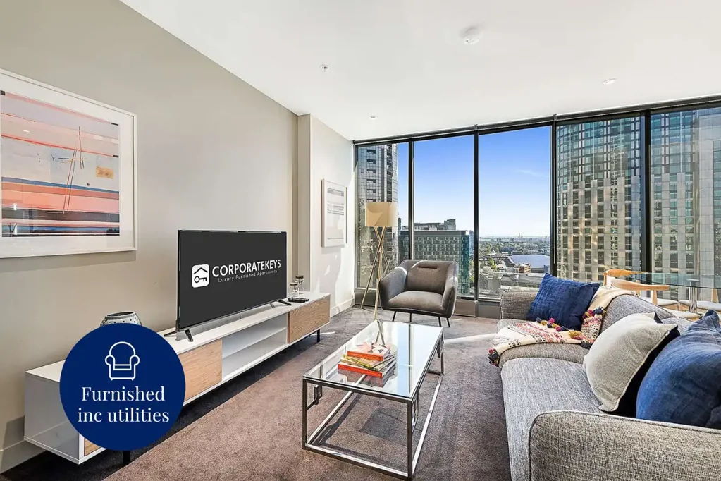 'Freshwater Place' - Fully Furnished. Stay from 1 month. Includes all utilities.