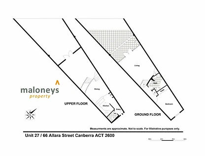 27/66 Allara Street, Canberra Central, Canberra, 1 ਕਮਰੇ, 2 ਬਾਥਰੂਮ, Apartment